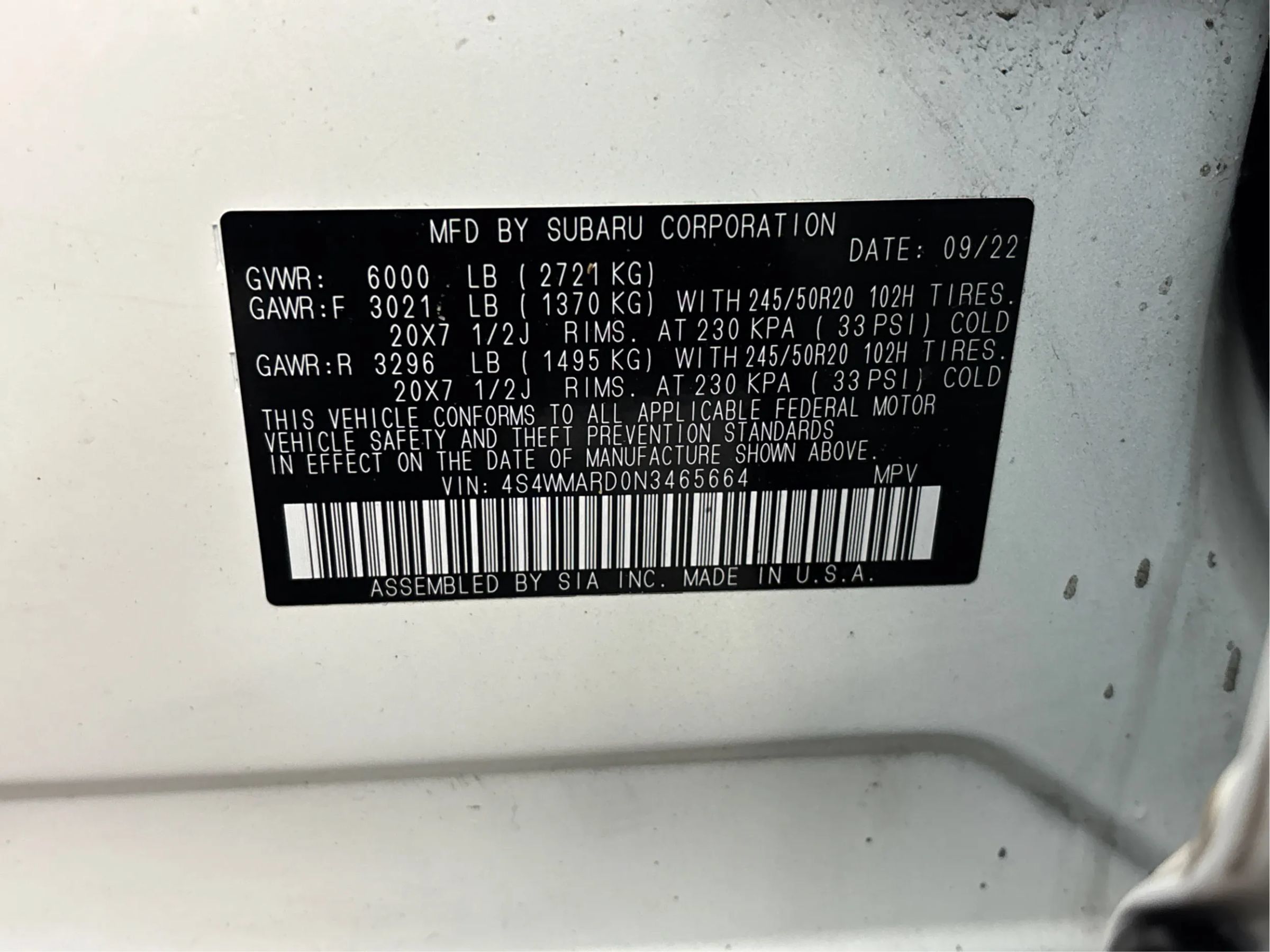 Used 2022 Subaru Ascent Touring AWD/4WD image 28