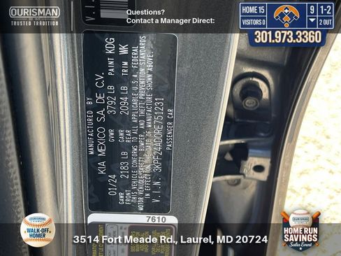 Used 2024 Kia Forte LXS FWD image 27