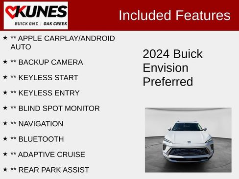 Used 2024 Buick Envision Preferred AWD/4WD image 2