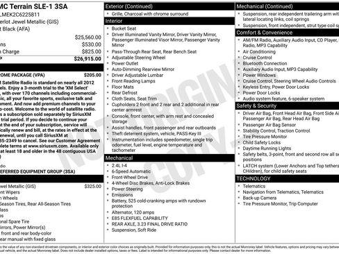 Used 2012 GMC Terrain SLE w/ LPO, Chrome Package FWD image 26
