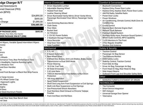 Used 2017 Dodge Charger R/T w/ Blacktop Package RWD image 7