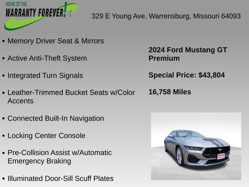 Used 2024 Ford Mustang GT Premium RWD image 14