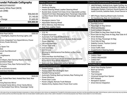 New 2026 Hyundai Palisade Calligraphy AWD/4WD image 30
