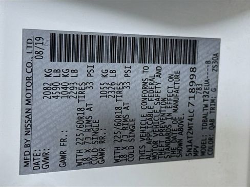 Certified 2020 Nissan Rogue SV w/ Premium Package image 32