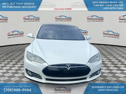 Used 2015 Tesla Model S 85D AWD/4WD image 2