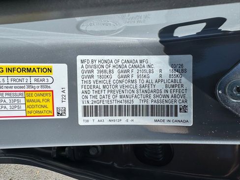 New 2026 Honda Civic Si image 22