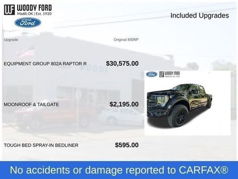 Used 2023 Ford F150 Raptor w/ Equipment Group 802A Raptor R AWD/4WD image 6
