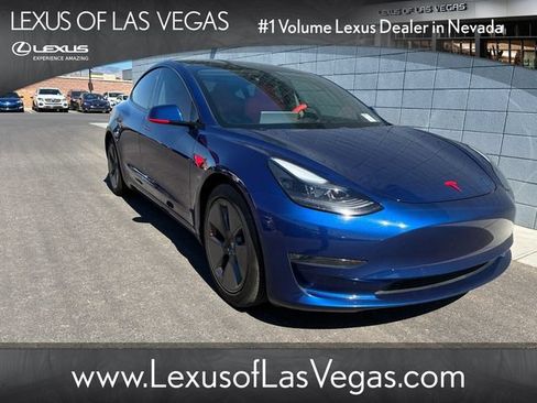 Used 2021 Tesla Model 3 Long Range AWD/4WD image 1