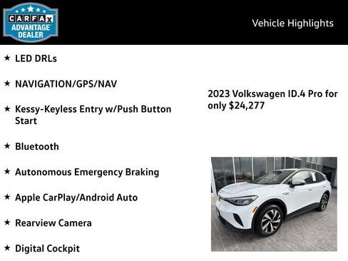 Certified 2023 Volkswagen ID.4 Pro AWD/4WD image 4