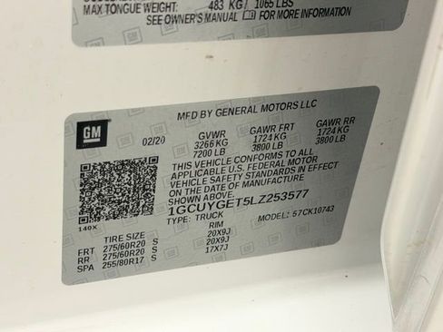 Certified 2020 Chevrolet Silverado 1500 LTZ w/ LTZ Premium Package image 25