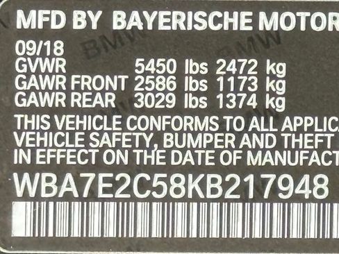 Used 2019 BMW 740i w/ Executive Package RWD image 50