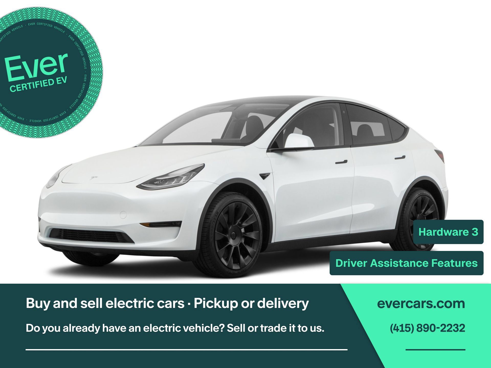 Used 2021 Tesla Model Y Long Range AWD/4WD image 1
