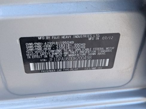 Used 2013 Subaru Impreza 2.0i Sport Limited w/ Popular Pkg 1 AWD/4WD image 34