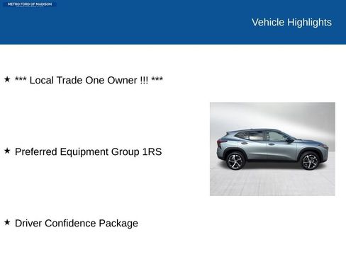 Used 2025 Chevrolet Trax RS w/ Driver Confidence Package FWD image 2