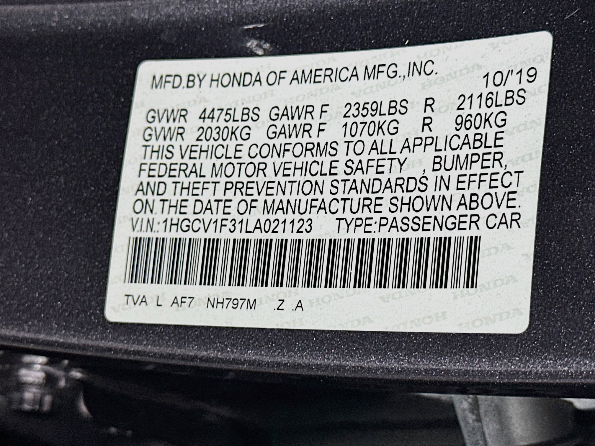 Used 2020 Honda Accord Sport image 12