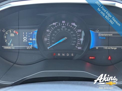 Used 2021 Ford Edge Titanium w/ Cargo Accessory Package FWD image 25