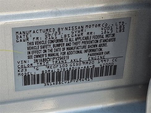 Used 2023 Nissan Sentra SV image 27