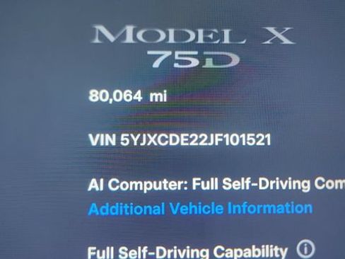 Used 2018 Tesla Model X 75D AWD/4WD image 59