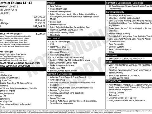 New 2026 Chevrolet Equinox LT w/ Convenience Package II image 42