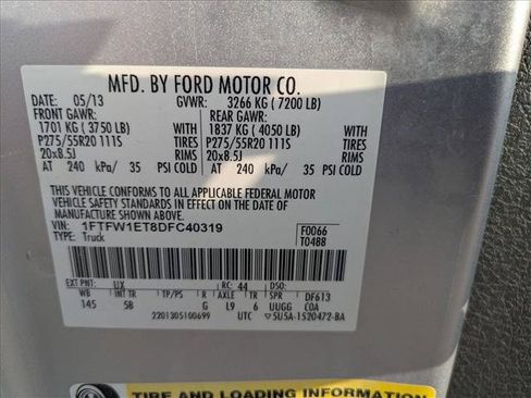 Used 2013 Ford F150 FX4 w/ Luxury Equipment Group AWD/4WD image 15