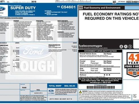 Used 2019 Ford F250 Lariat w/ Lariat Value Package image 54