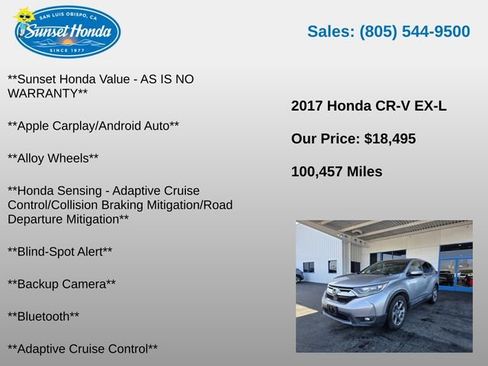 Used 2017 Honda CR-V EX-L image 5
