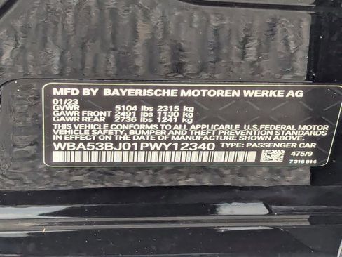 Certified 2023 BMW 540i 540i w/ Convenience Package image 26