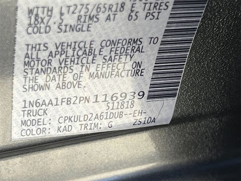 Certified 2023 Nissan Titan PRO-4X w/ Pro-4x Convenience Package image 34