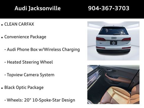 Certified 2022 Audi Q7 2.0T Premium Plus AWD/4WD image 9