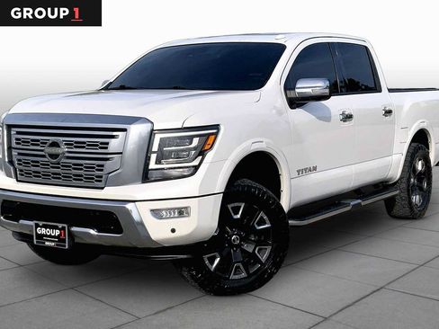 Used 2021 Nissan Titan Platinum Reserve w/ Moonroof Package AWD/4WD image 1