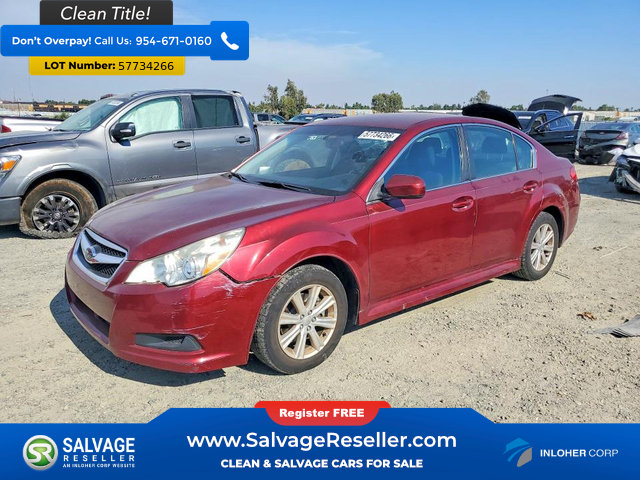 Used 2012 Subaru Legacy 2.5i Premium AWD/4WD image 1