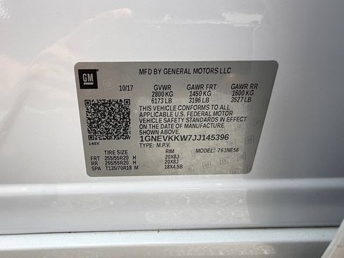 Used 2018 Chevrolet Traverse High Country w/ LPO, Floor Liner Package AWD/4WD image 40