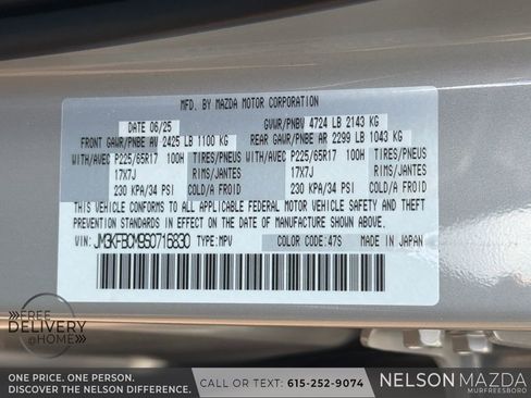 Used 2025 MAZDA CX-5 AWD 2.5 S w/ Preferred Package image 30