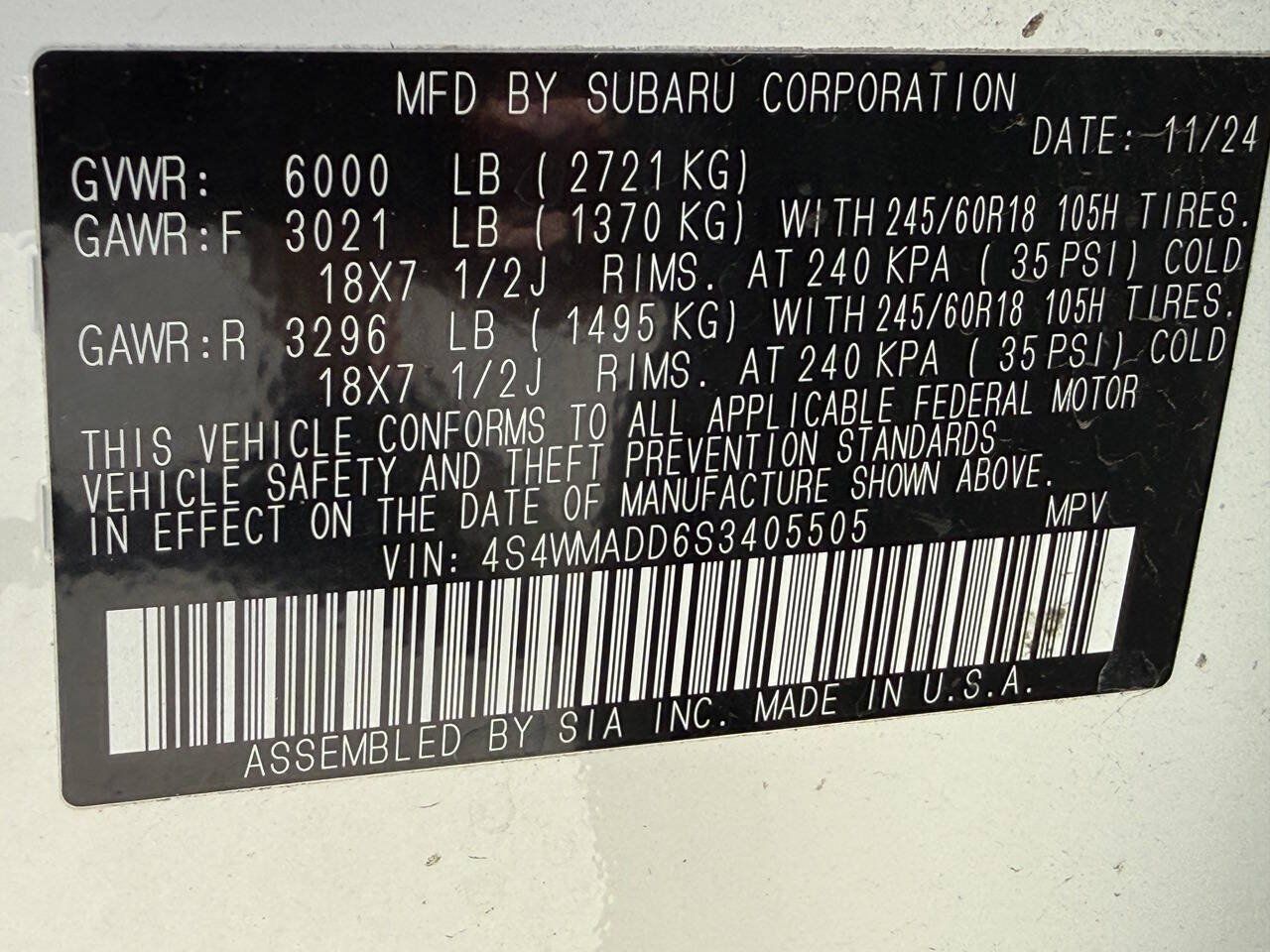 Used 2025 Subaru Ascent Premium AWD/4WD image 35