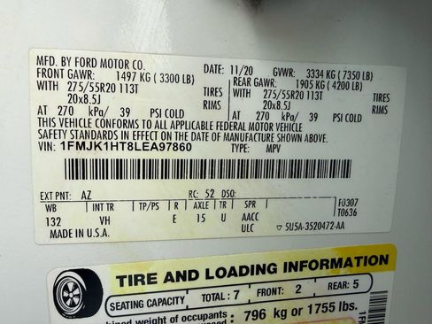 Used 2020 Ford Expedition Max XLT w/ Equipment Group 201A image 47