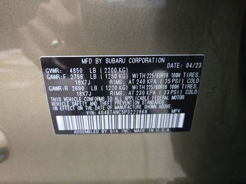 Certified 2023 Subaru Outback Limited image 32