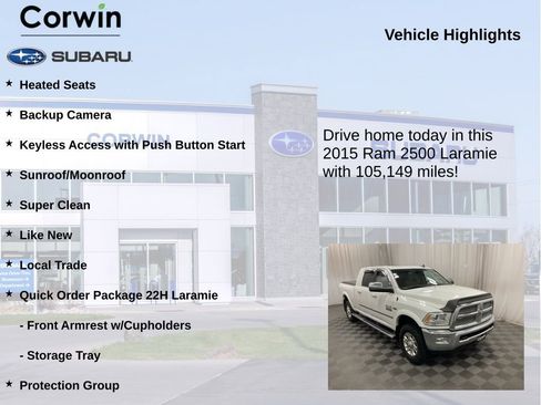 Used 2015 RAM 2500 Laramie w/ Protection Group AWD/4WD image 6