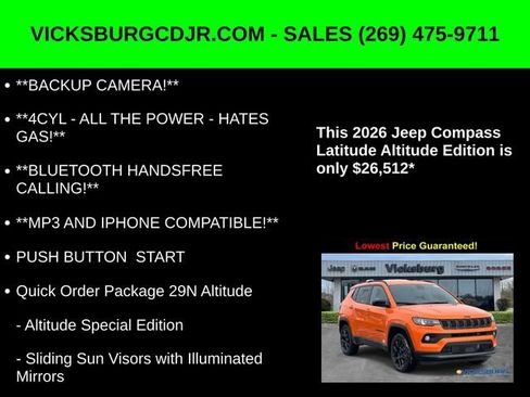 New 2026 Jeep Compass Latitude image 5