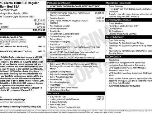 Used 2012 GMC Sierra 1500 SLE w/ SLE Preferred Package AWD/4WD image 7