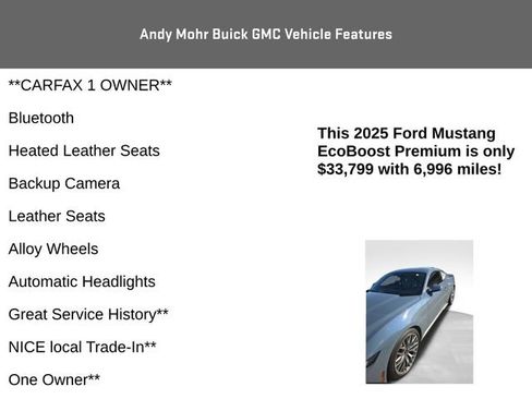 Used 2025 Ford Mustang Premium RWD image 4