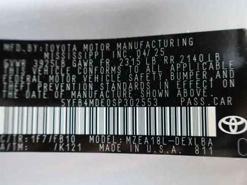 Used 2025 Toyota Corolla LE FWD image 25