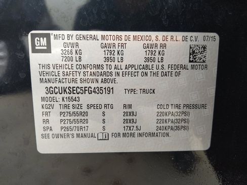 Used 2015 Chevrolet Silverado 1500 LTZ w/ LTZ Plus Package AWD/4WD image 33