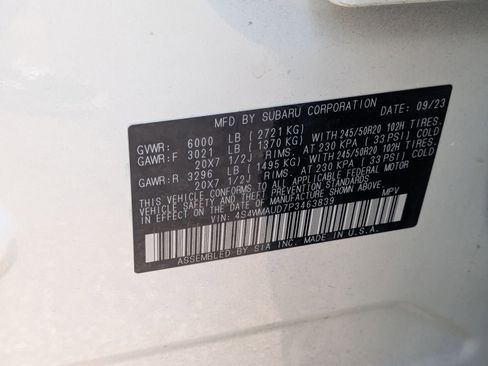 Used 2023 Subaru Ascent Limited w/ Technology Package image 58