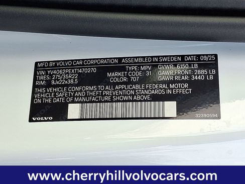 New 2026 Volvo XC90 B6 Plus w/ Protection Package Premier image 13