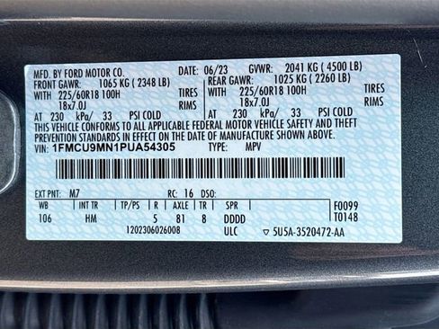 Used 2023 Ford Escape ST-Line w/ Tech Pack #1 image 34