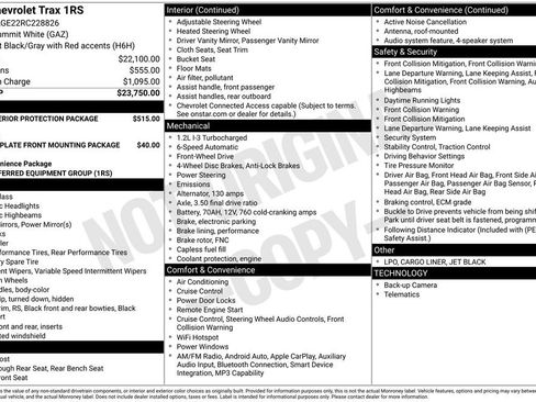 Certified 2024 Chevrolet Trax RS FWD image 2