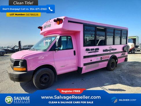 Used 2012 Chevrolet Express 4500 w/ School Bus Package RWD image 3