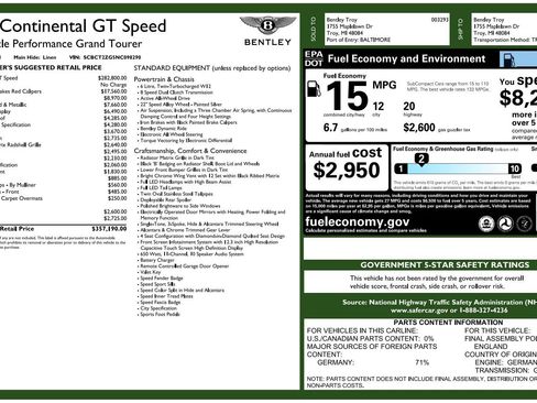 Used 2022 Bentley Continental GT Speed AWD/4WD image 7