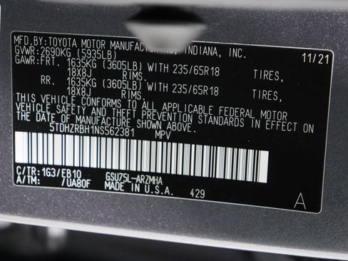 Used 2022 Toyota Highlander XLE image 45