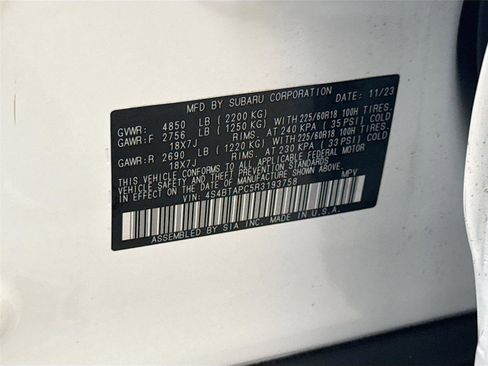 Used 2024 Subaru Outback Touring image 32